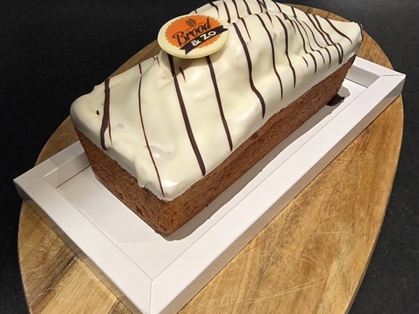 Cake chocoladedip wit