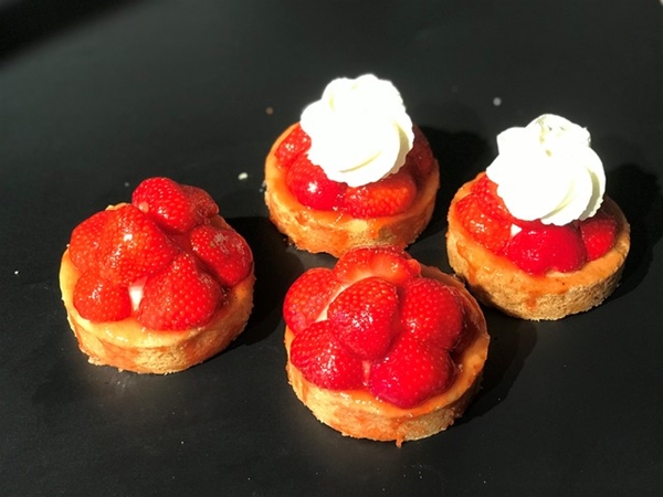 Aardbeientartelette