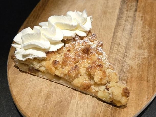 Appelkruimelvlaai punt