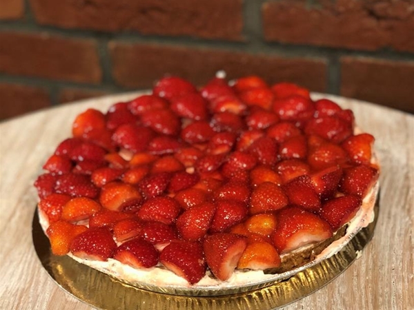 Vlaai aardbeien